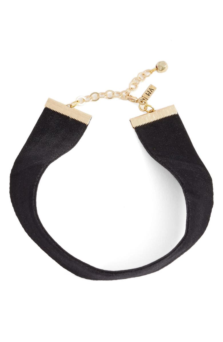 Vanessa Mooney Stretch Velvet Choker, Alternate, color, 