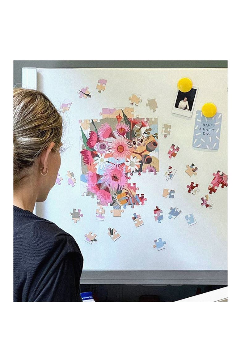 Flowering Gum, 100 Piece Magnetic Art Puzzle, 11.4 x 8.3 Inches, Alternate, color, Multicolored