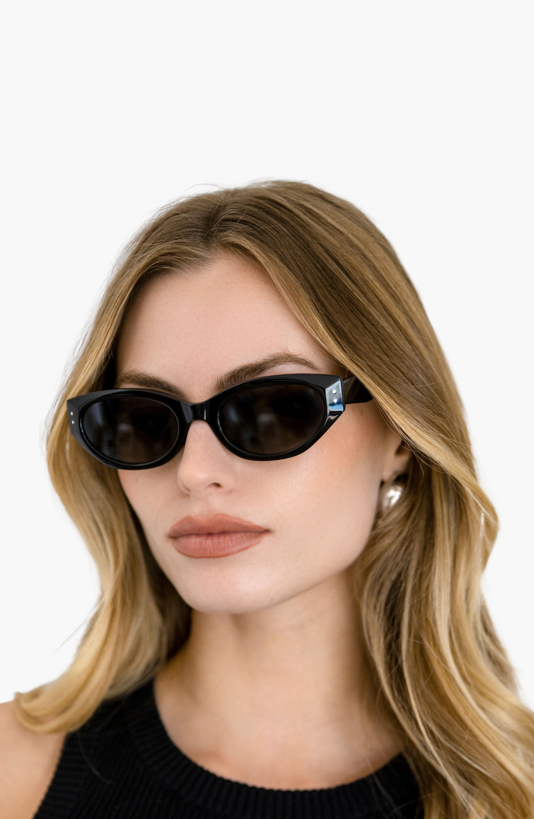 Italic Michele Cat-Eye Italian Acetate Sunglasses, Alternate, color, 