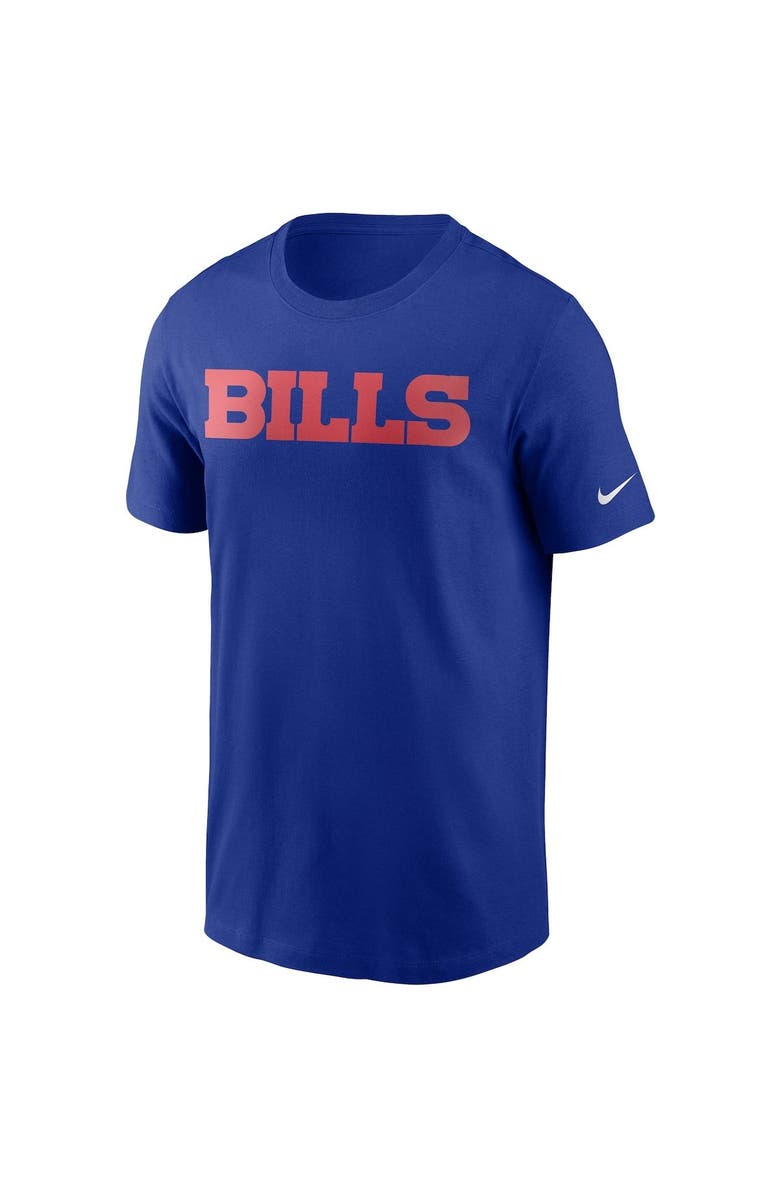 Nike Men's Nike Royal Buffalo Bills Team Wordmark T-Shirt, Alternate, color, Royal