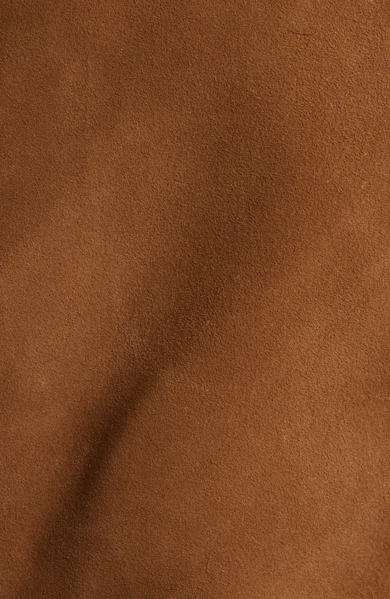 MAURITIUS Quynn Suede Jacket, Alternate, color, Dark Camel
