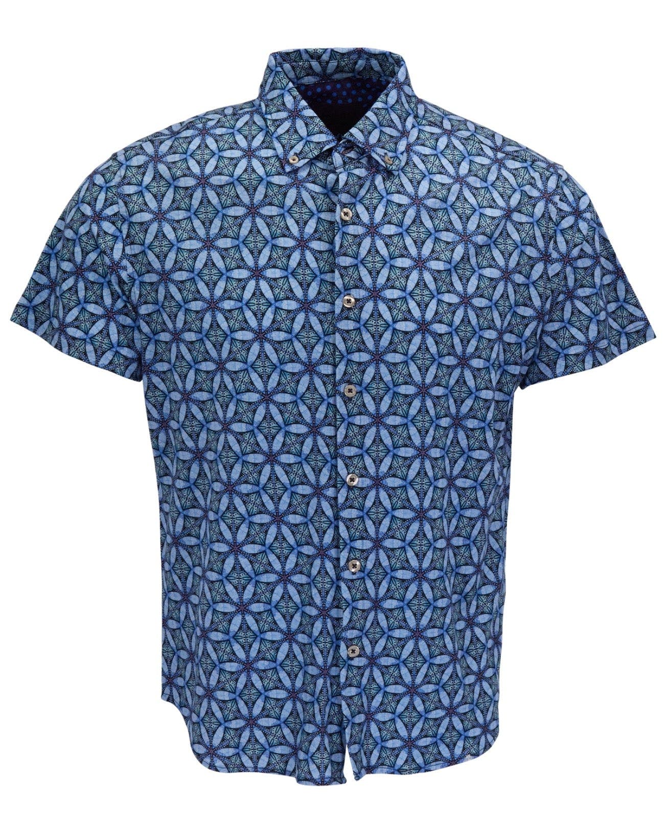 Tribal Mens Merino Wool Button-up Shirt - image 2