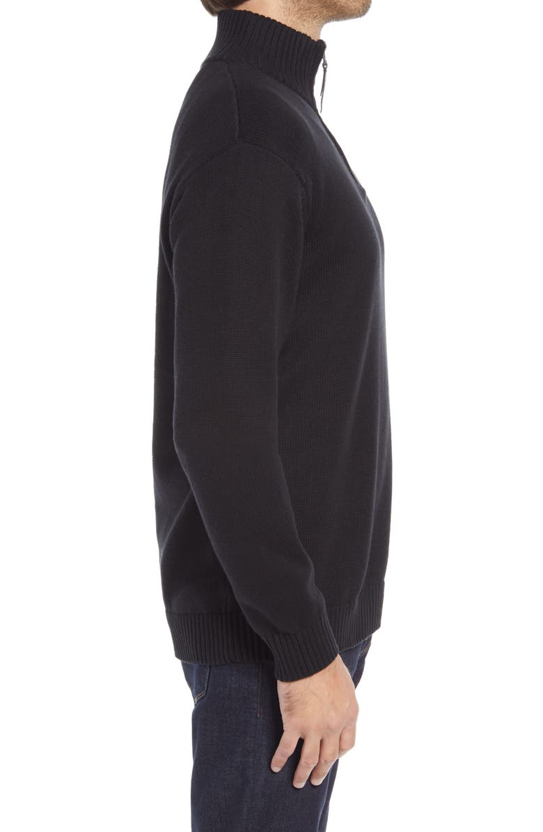 Rodd
Gunn Merrick Bay Quarter Zip Sweater, Alternate, color, Coal