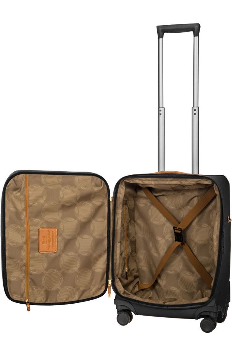 Bric's Firenze 21" Carry-On Compound Spinner, Alternate, color, Black