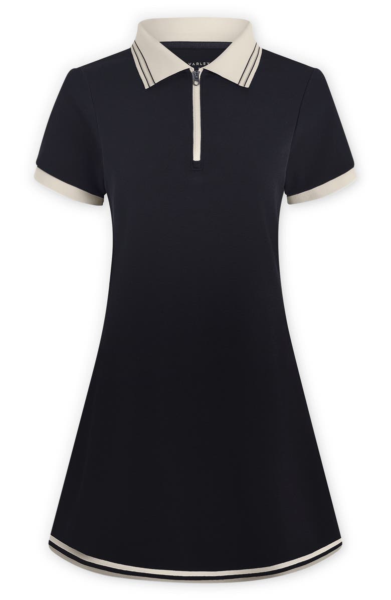 Varley Valentina Court Dress, Alternate, color, Blue Nights