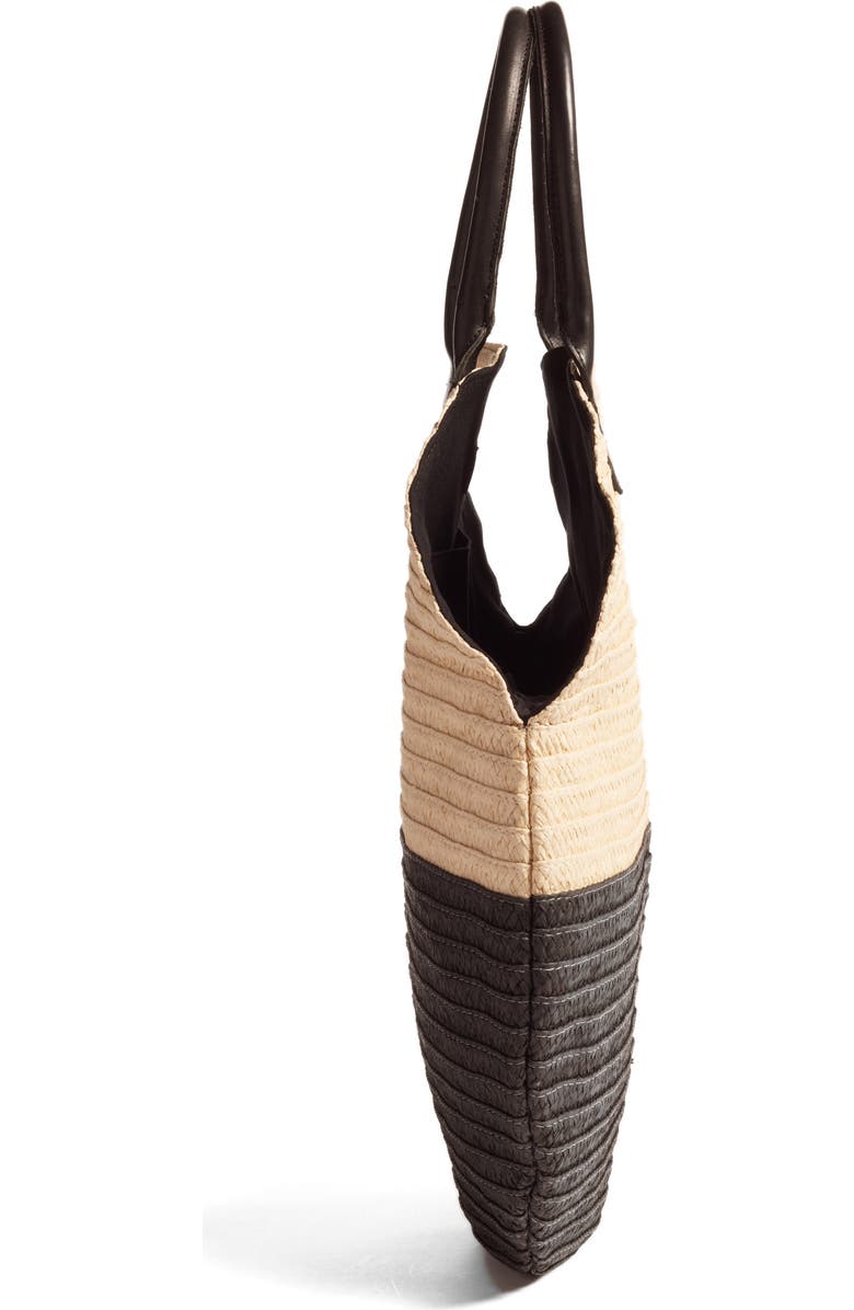 Brixton Amalie Straw Circle Tote, Alternate, color,