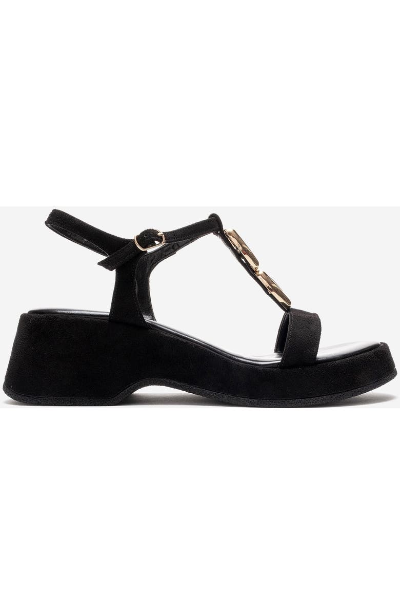 Prologue Shoes Matt Platform Sandal, Alternate, color, Black Suede