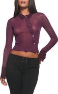 I.AM.GIA DAVINA TOP - BURGUNDY