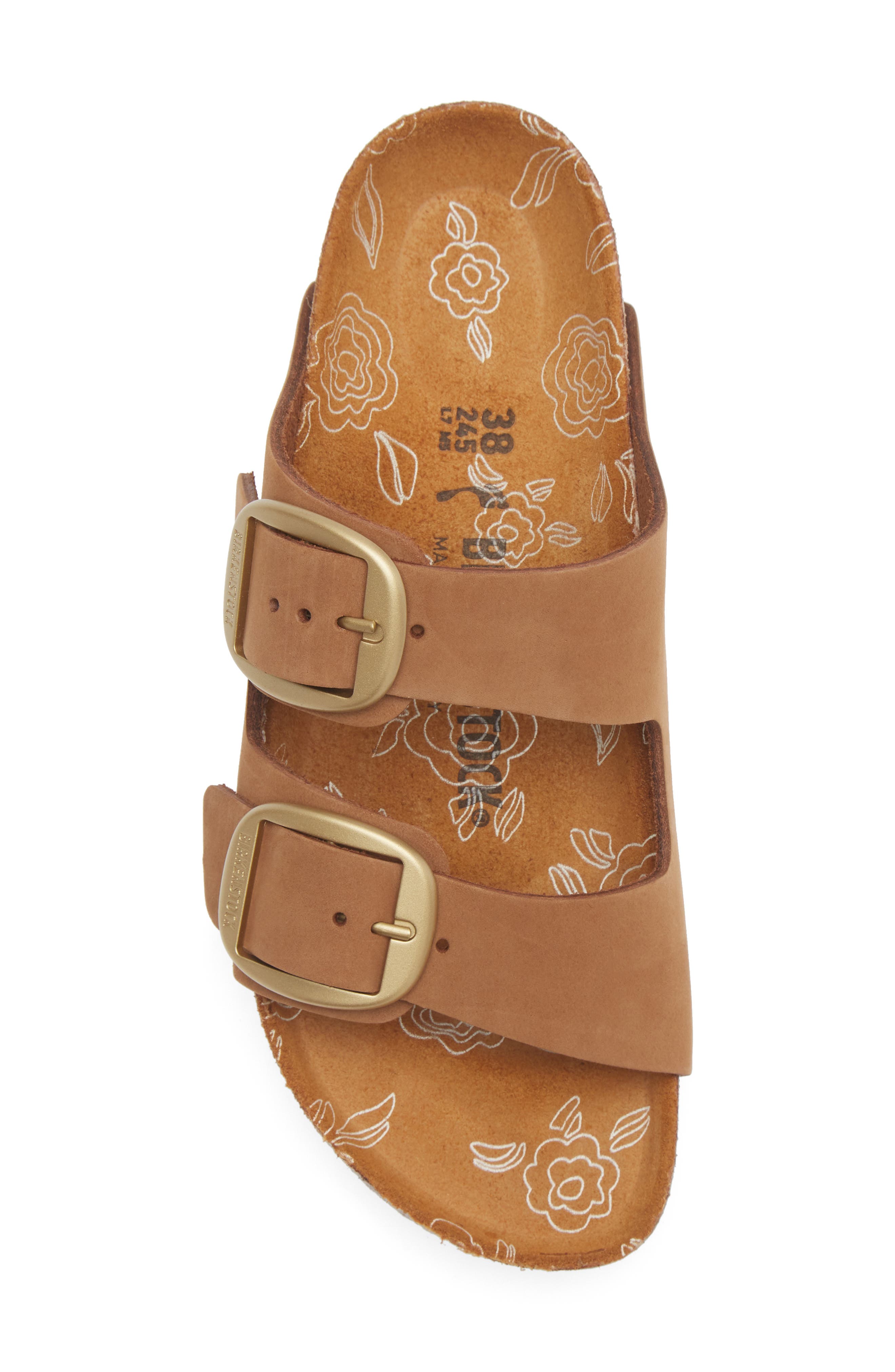 Birkenstock Arizona Big Buckle Slide Sandal, Alternate, color, Mink