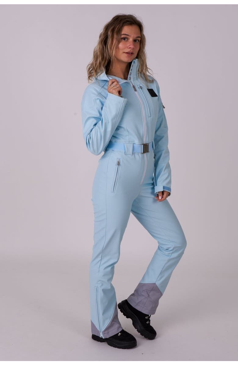 OOSC Chic Ski Suit, Alternate, color, Ice Blue