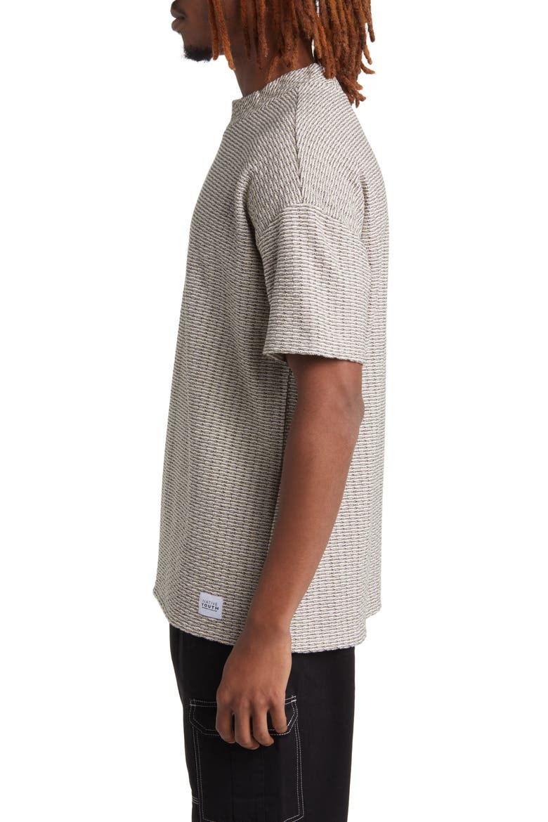 Jacquard T-Shirt, Alternate, color, STONE