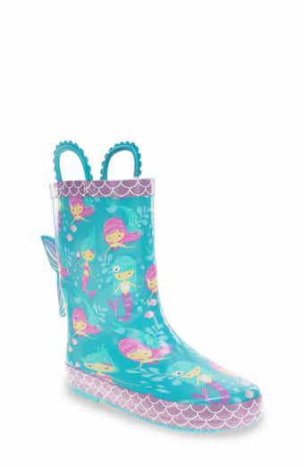 Western Chief Kids' Mermaid Tales Rain Boot