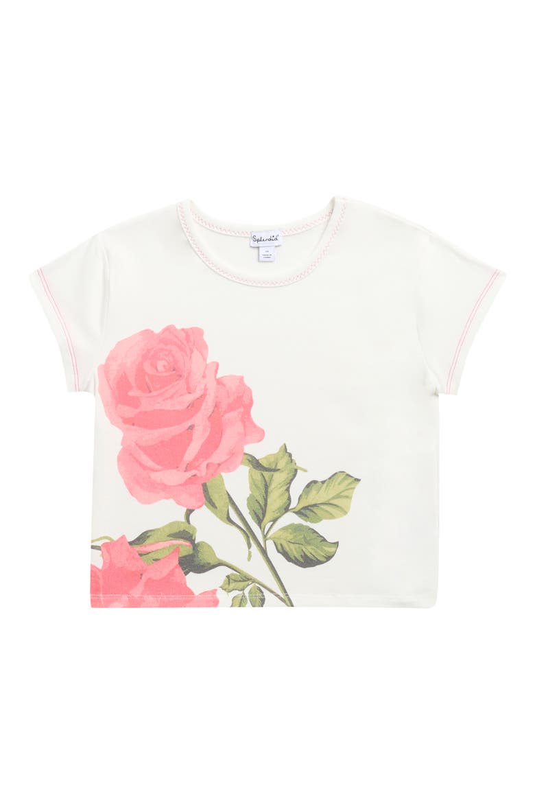 Kids' In Full Bloom Top, Main, color, CAMELIA ROSE PRINT