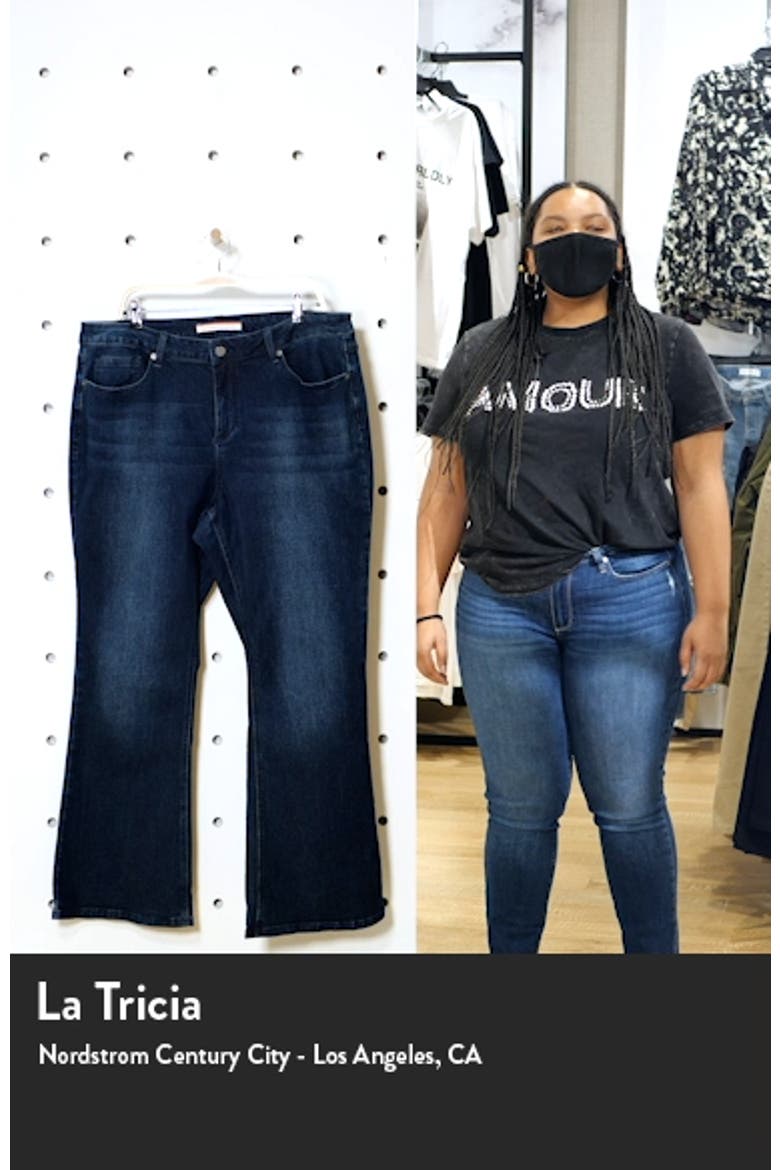 Dark Wash Flare Jeans video