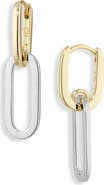NORDSTROM RACK Paper Clip Chain Drop Earrings