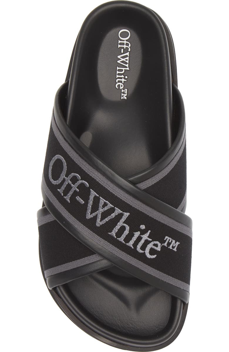 Off-White Cloud Crisscross Slide Sandal, Alternate, color,