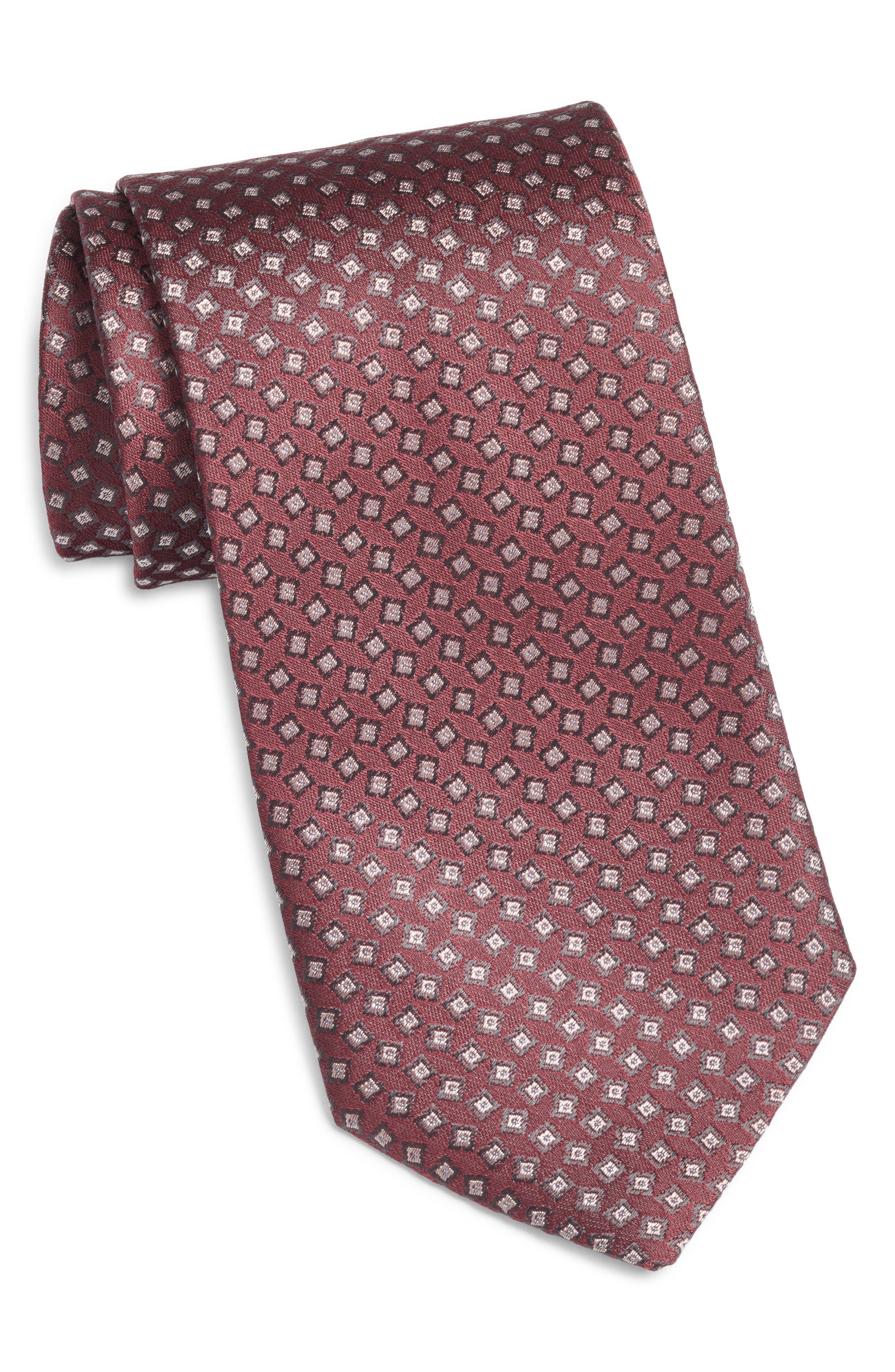 Jack Victor Geometric Silk Tie