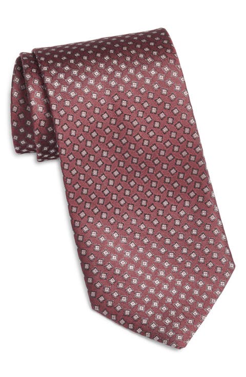 Geometric Silk Tie