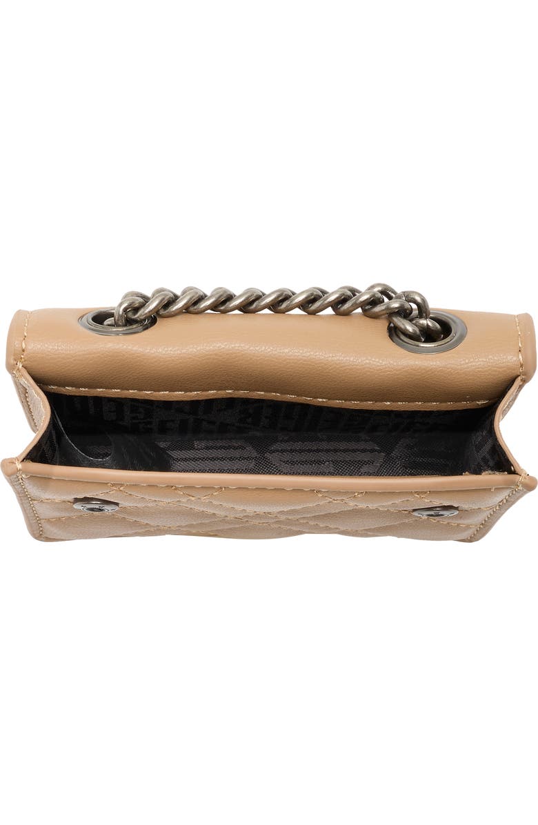 Kurt Geiger London Micro Brixton Quilted Shoulder Bag, Alternate, color, Camel