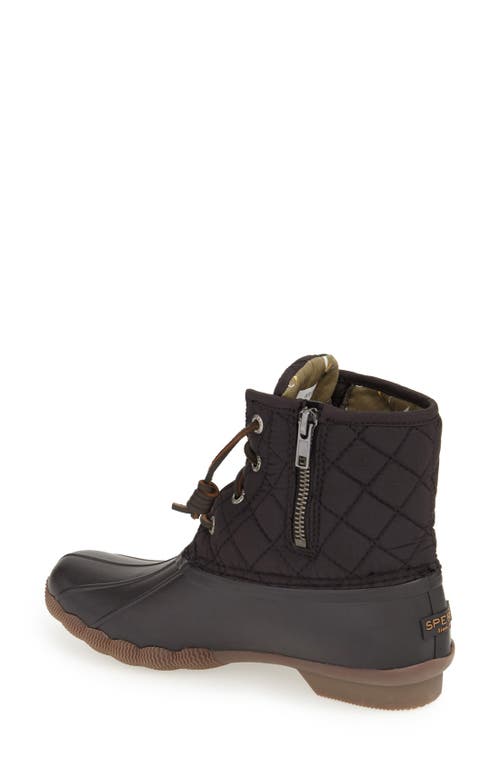 Sperry Top-sider® Sperry 'saltwater' Waterproof Rain Boot In Black