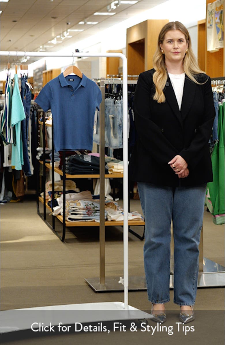 Kids' Rib Cotton Polo Sweater, sales video thumbnail