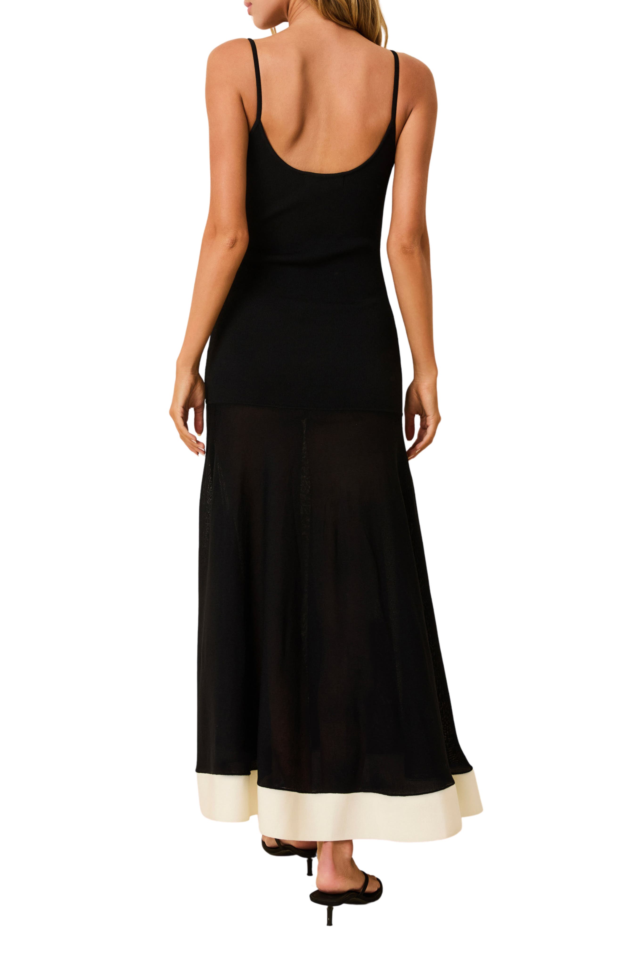 Tess Contrast Trim Maxi Sundress - image 2
