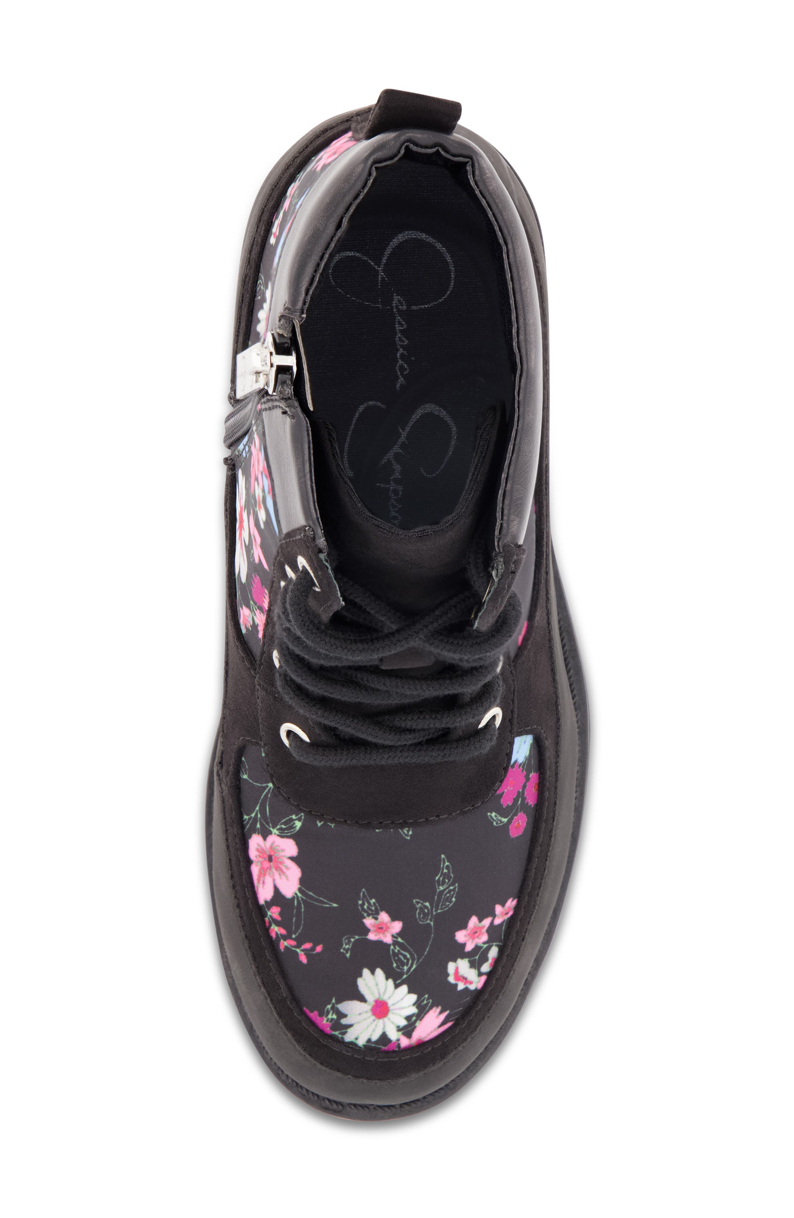 Jessica Simpson Daria Sneaker Boot, Alternate, color, Black