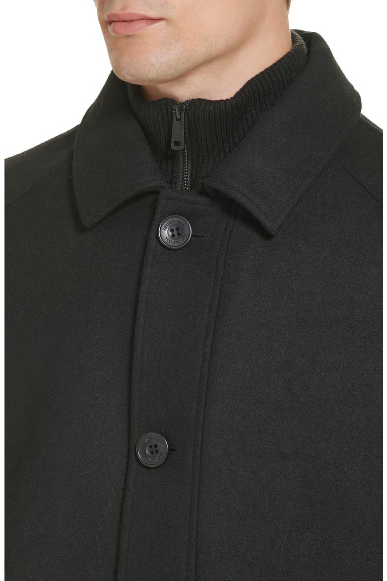 Single Button Wool Blend Knit Blazer, Alternate, color, BLACK