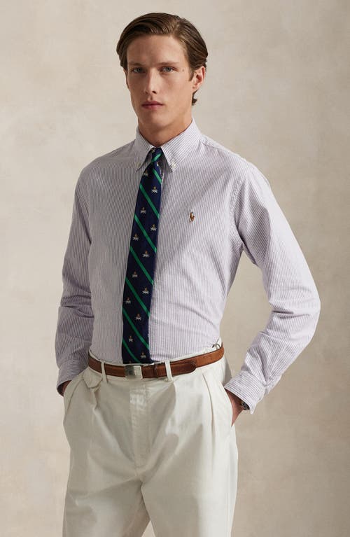 Polo Ralph Lauren Stripe Classic Fit Oxford Button-down Shirt