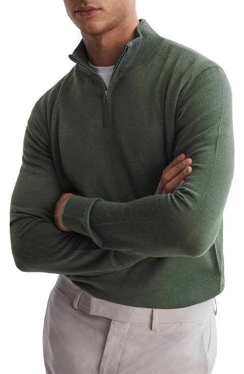 Blackhall Quarter Zip Wool Sweater