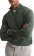 Reiss Blackhall Quarter Zip Wool Sweater