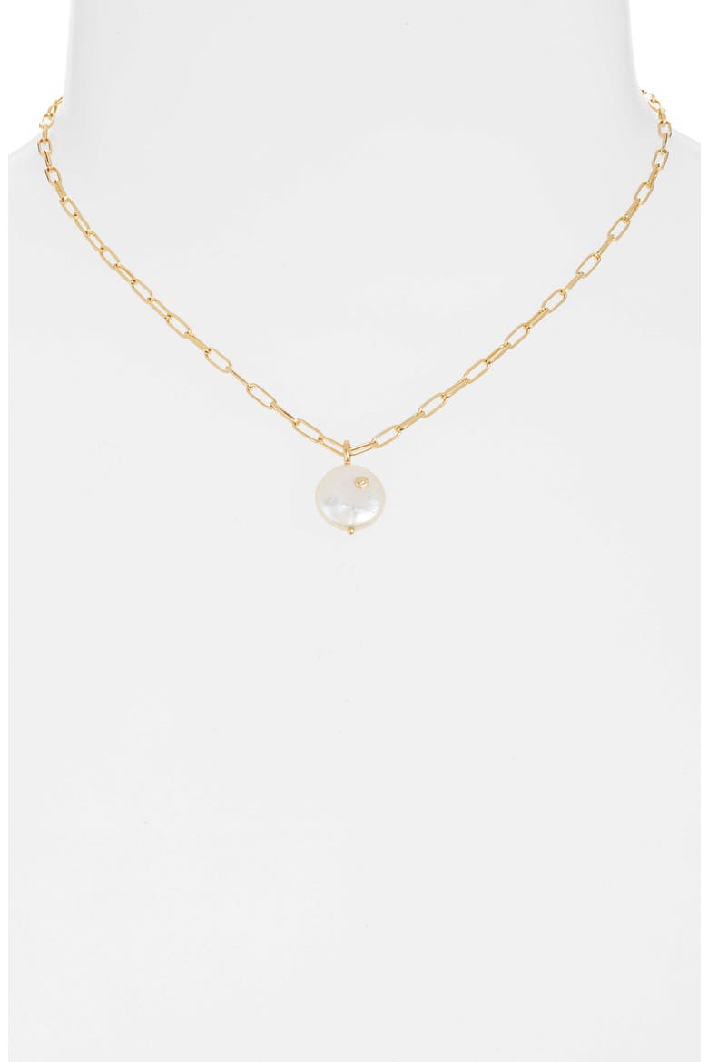 Reese Freshwater Pearl Pendant Necklace, Alternate, color, WHITE PEARL