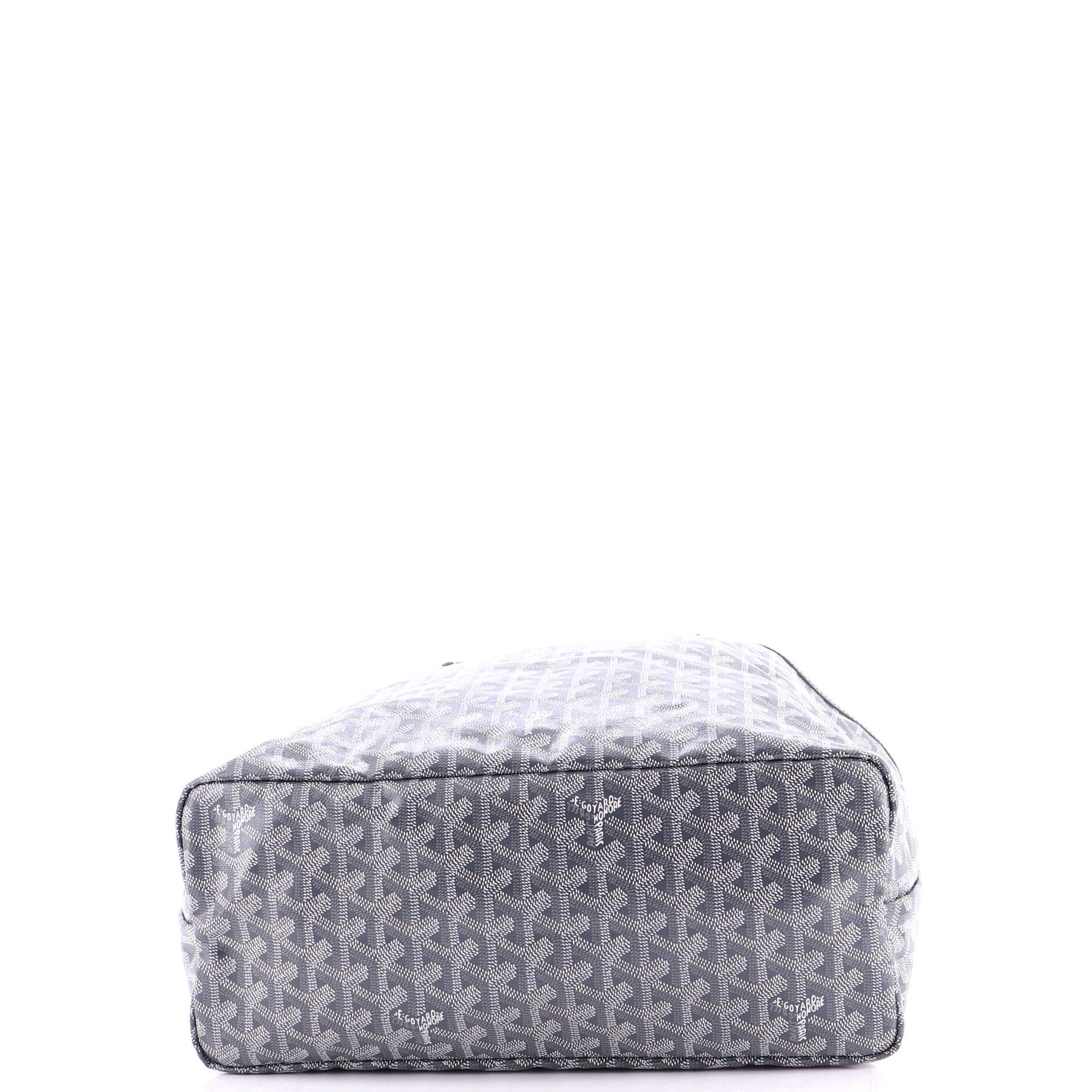 Pre-Owned Goyard Saint Louis Tote Coated Canvas PM, Alternate, color, Gray