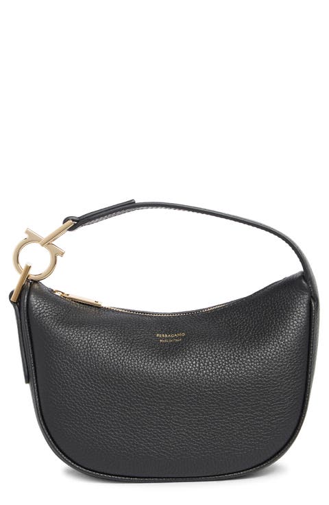 Mini Smile Leather Top Handle Bag