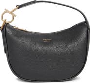 FERRAGAMO Mini Smile Leather Top Handle Bag