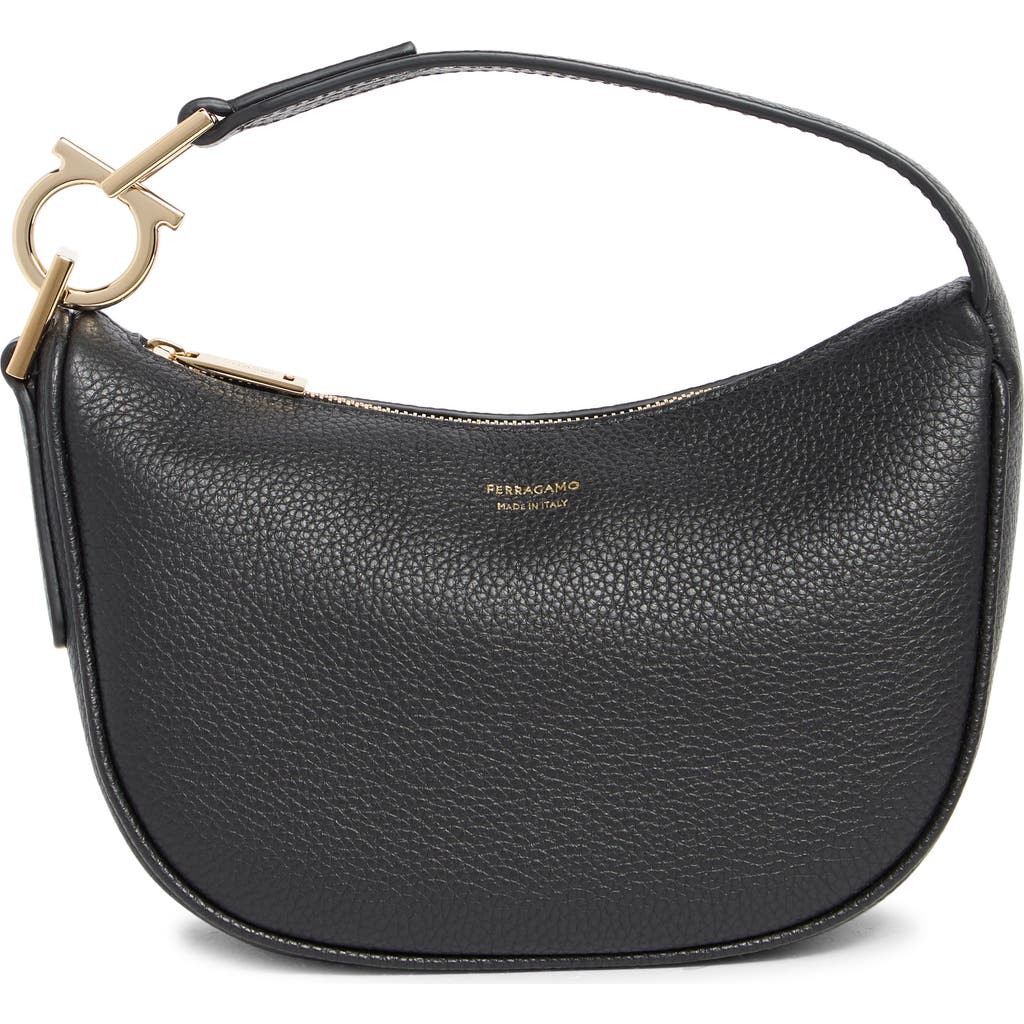 Ferragamo Mini Smile Leather Top Handle Bag