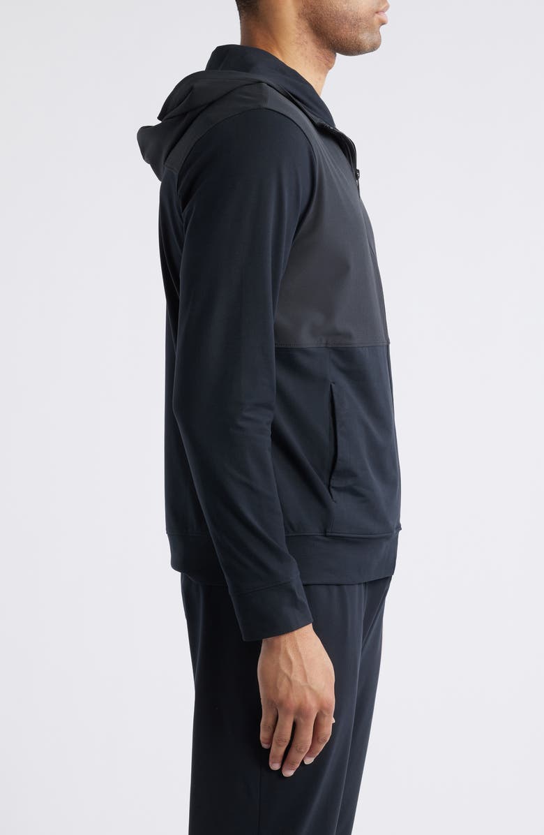 Zella Live In Hybrid Zip Hoodie, Alternate, color, 