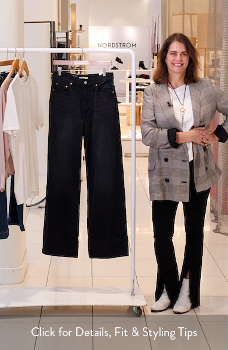 Ribcage High Waist Wide Leg Jeans, sales video thumbnail
