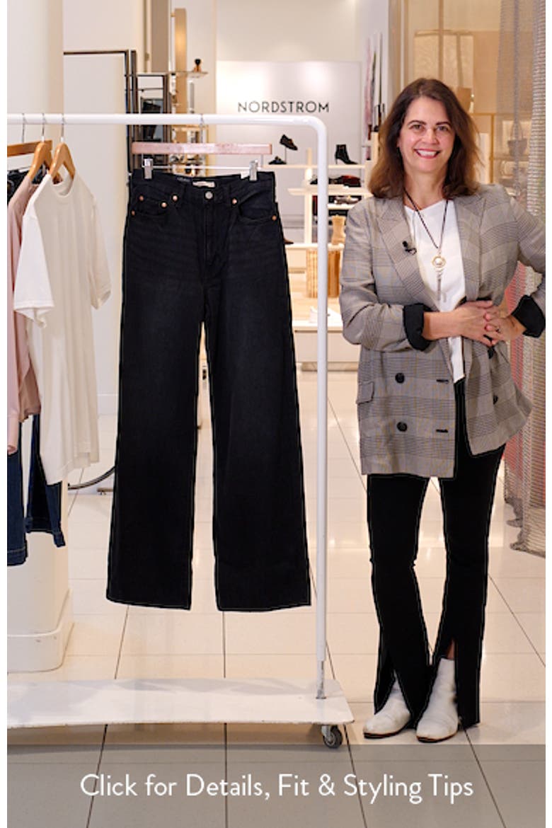 Ribcage High Waist Wide Leg Jeans video