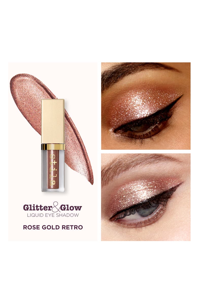 Stila Glitter
Glow Liquid Eyeshadow, Alternate, color, Rose Gold Retro