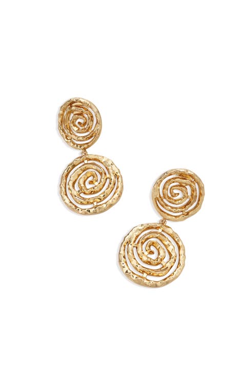 Eternal Spiral Drop Earrings