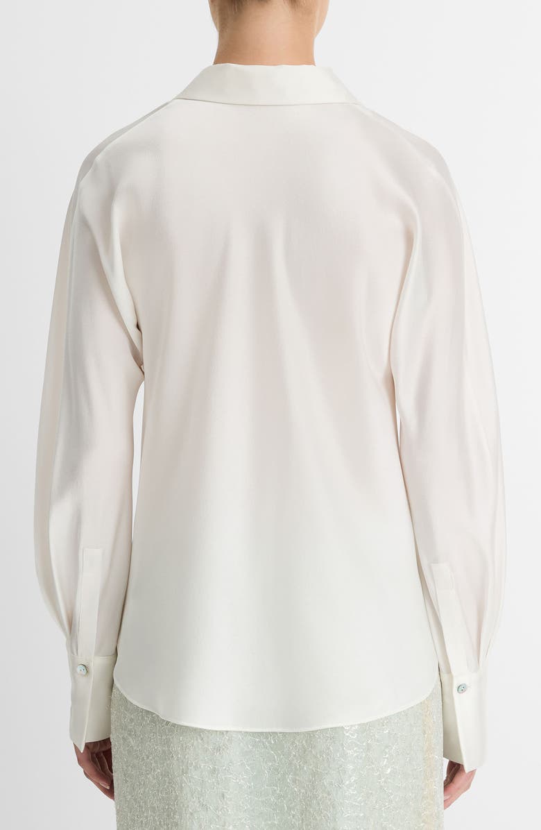 Vince Silk Button-Up Shirt, Alternate, color, 