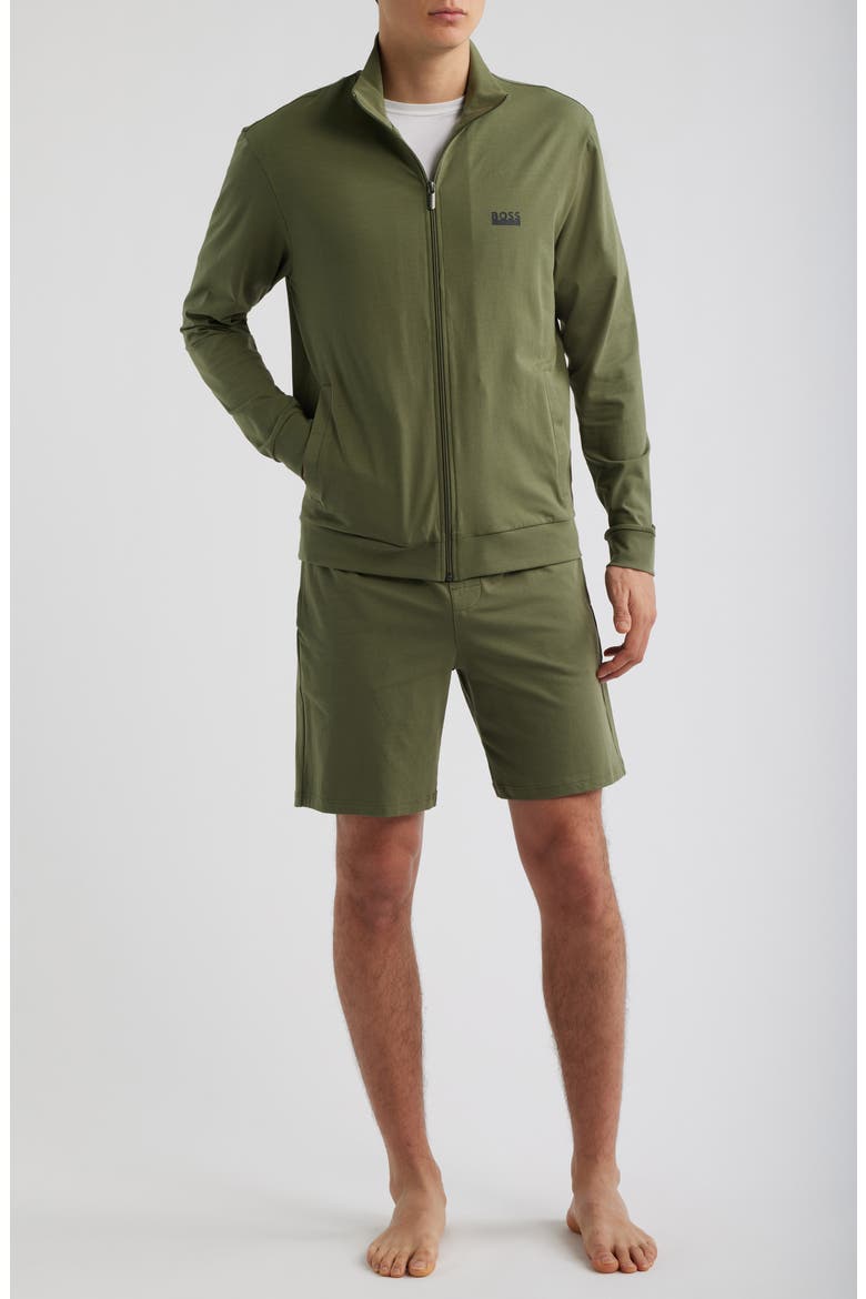 365 Track Jacket & Shorts Set, Main, color, OPEN GREEN