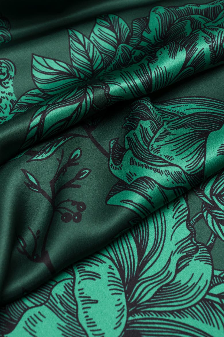 Isabella - Silk Scarf/Shawl for Women, Alternate, color, Malachite Green