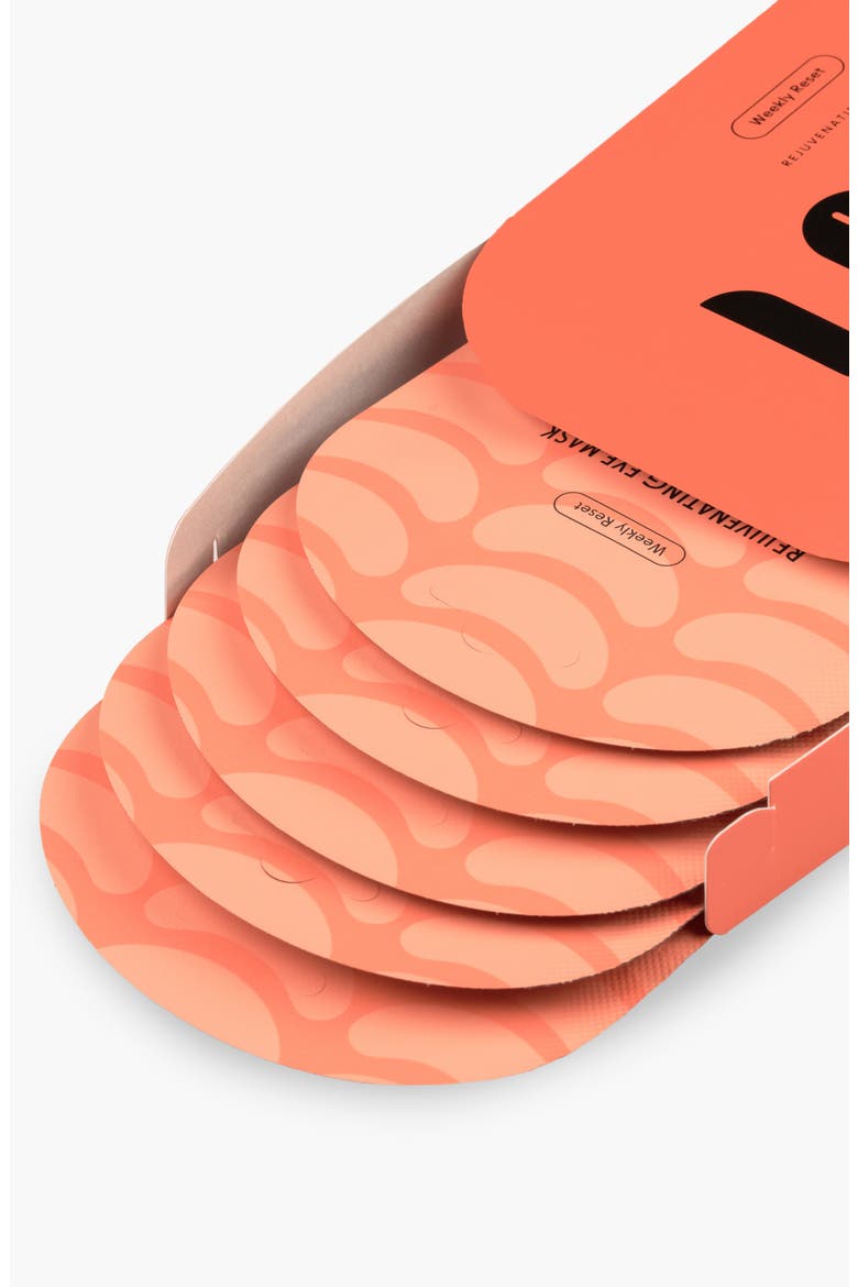 Weekly Reset 5-Pack Eye Masks, Alternate, color, ORANGE