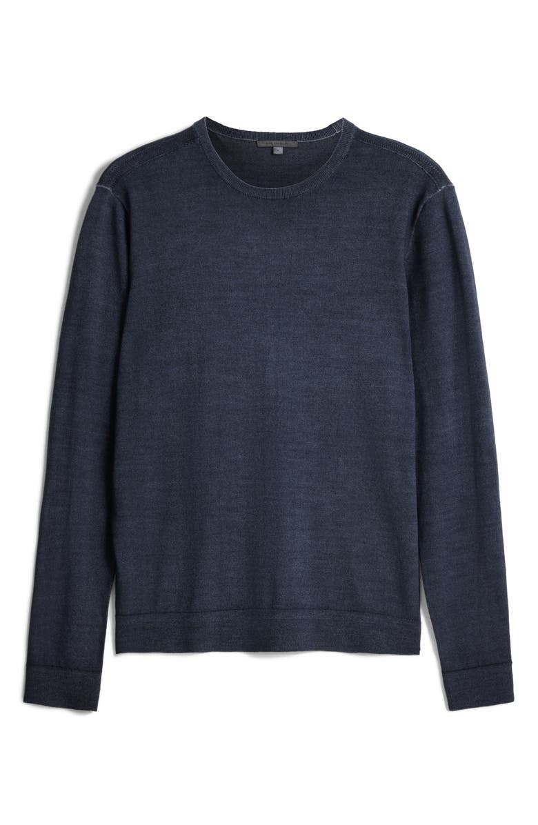 John Varvatos Chase Merino Wool Blend Long Sleeve T-Shirt, Alternate, color, 