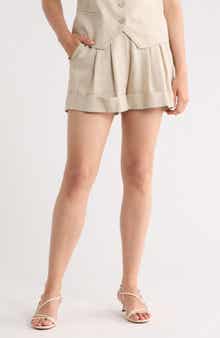 Linen Blend Shorts