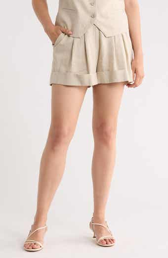 Linen Blend Shorts