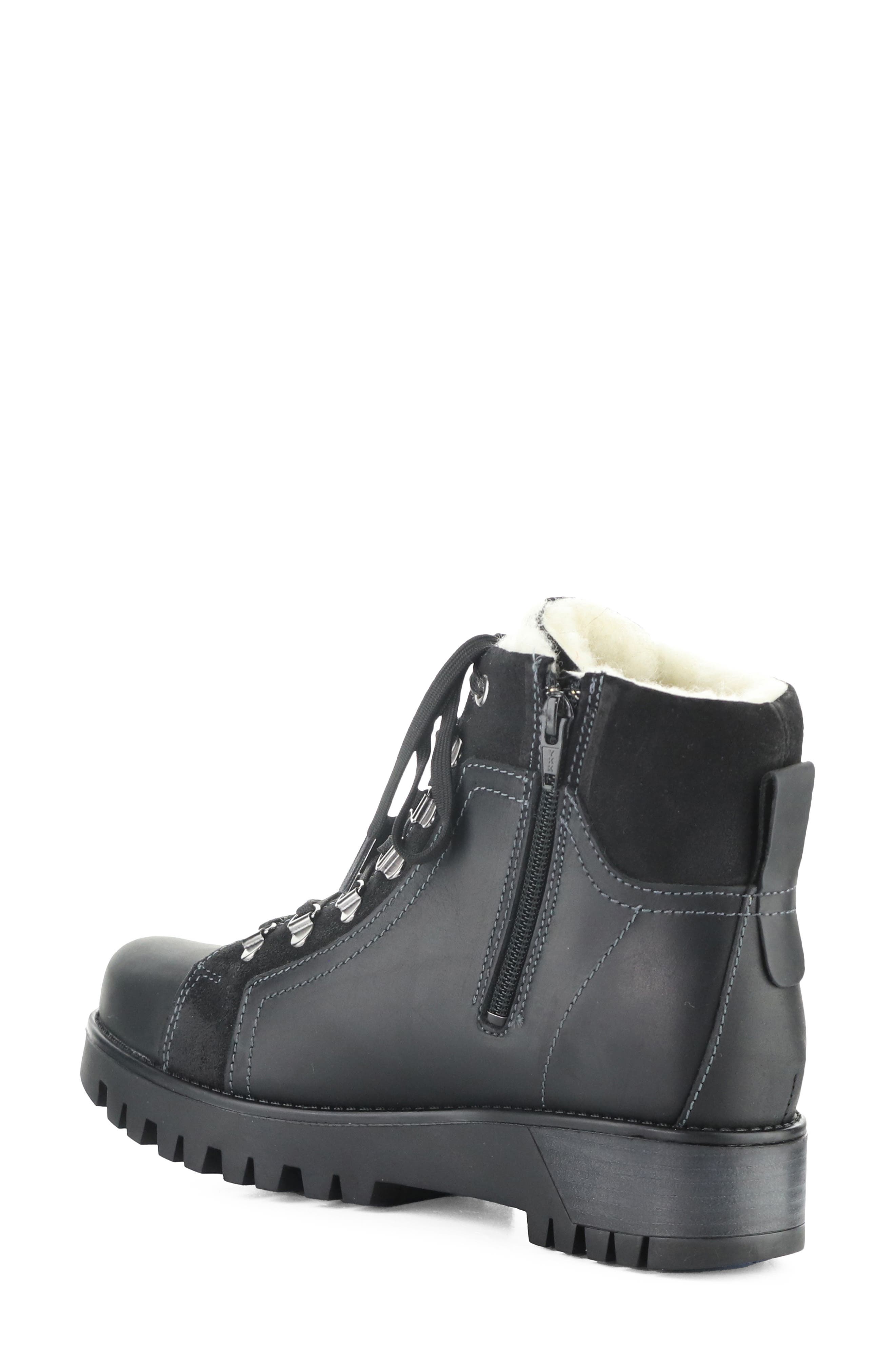 Garo Prima Leather Bootie, Alternate, color, BLACK