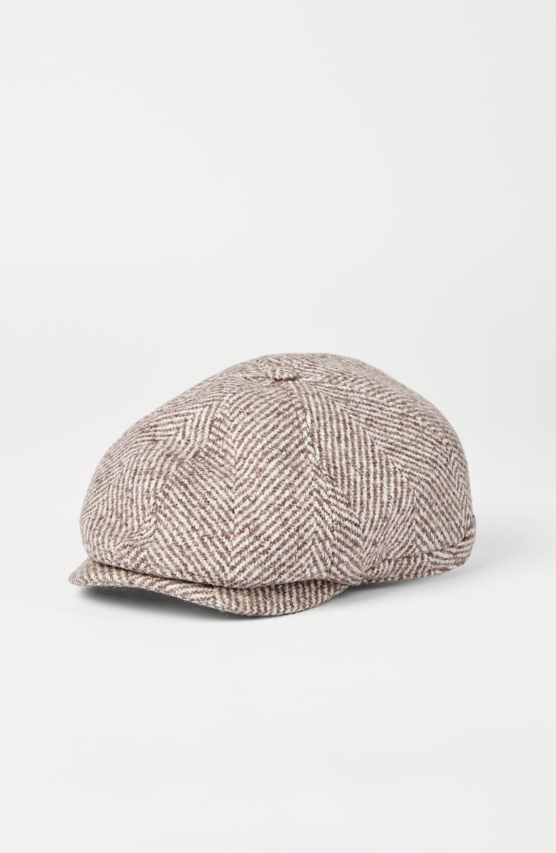 Brunello Cucinelli Flat cap, Alternate, color, Buff